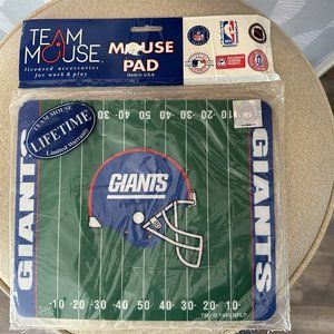 Team Mouse Mouse Pad NY Giants Vintage 1995 Football Field Logo